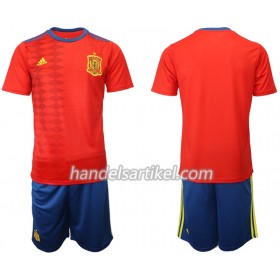 Spanien Kinder Heim Trikotsatz 2019 Kurzarm (+ Kurze Hosen)